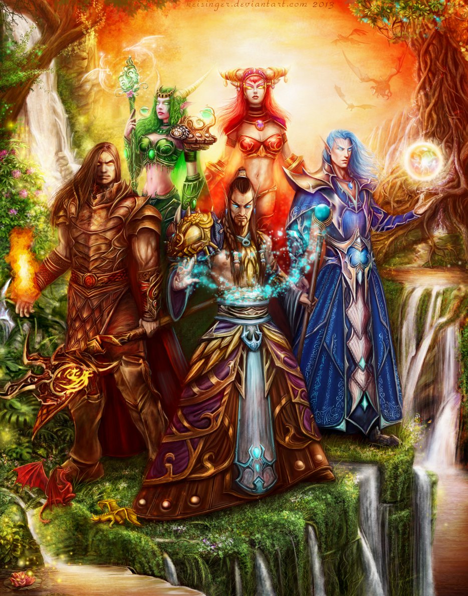 让其探索并守护艾泽拉斯的一切魔法能量,因此玛里苟斯被称为"织法者"