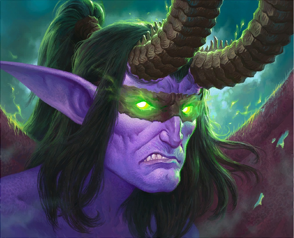 洞悉人心的恶魔之主却显然并不是那么好骗的,他一眼看穿伊利丹的目的